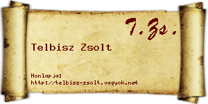 Telbisz Zsolt névjegykártya